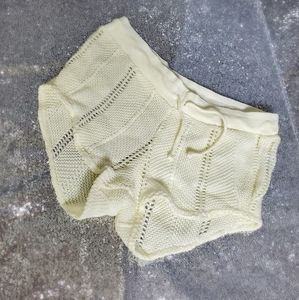 Open Knit Short Shorts